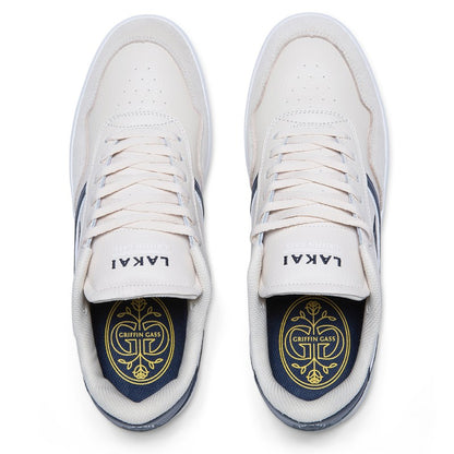 Lakai Terrace Sneakers - Cream/Navy Suede