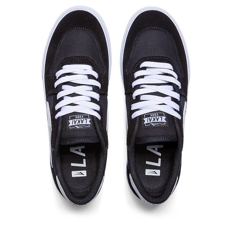 Lakai York Sneakers - Black/White