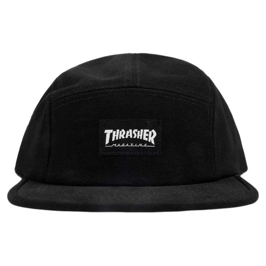 Thrasher 5 Panel Cap - Black
