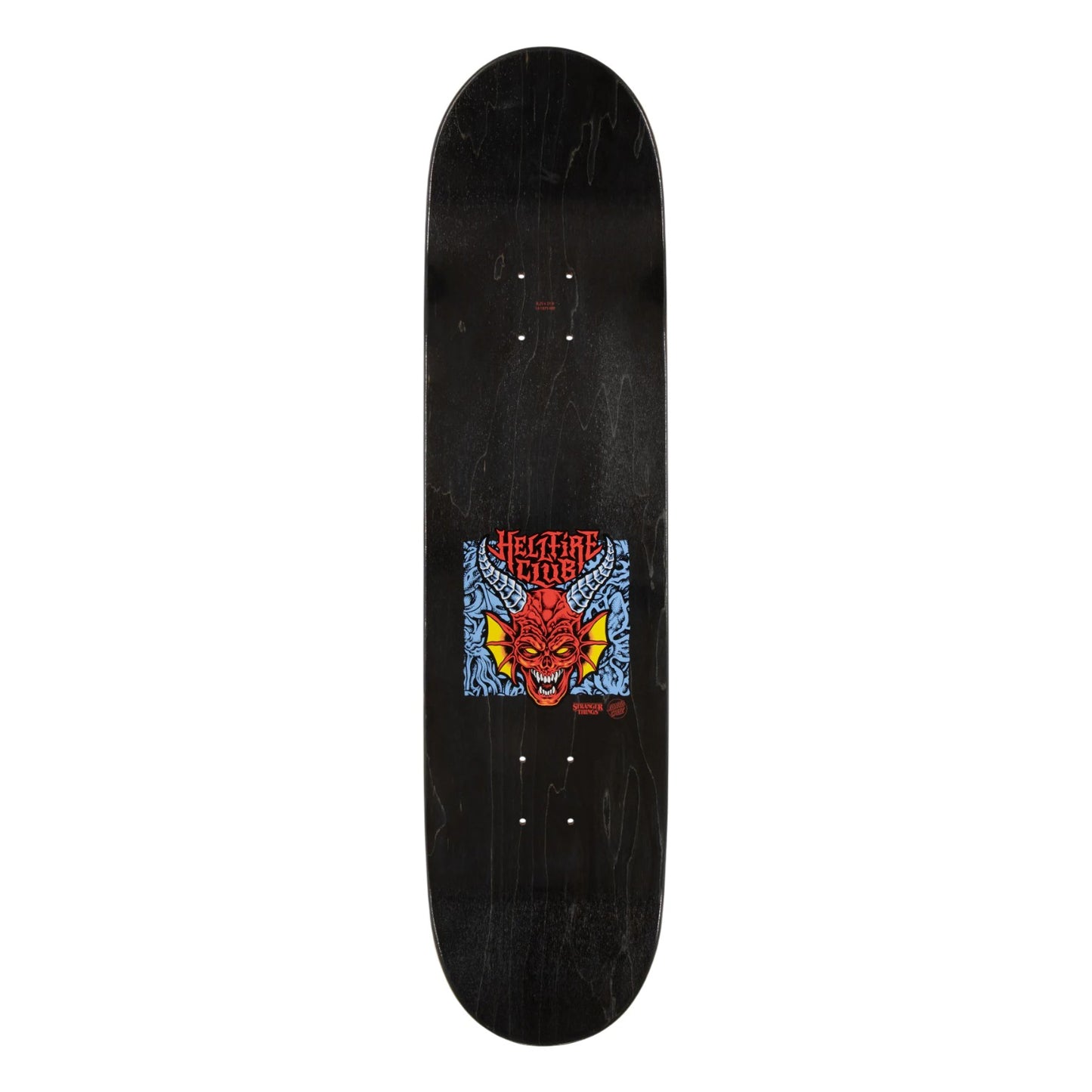 Santa Cruz Stranger Things Hellfire Club Skateboard Deck 8.25"