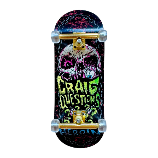 Custom Pro X Heroin Craig Questions Complete Fingerboard 34mm