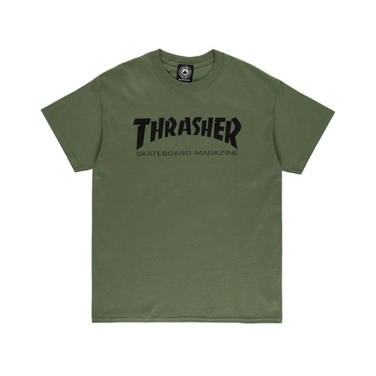 Thrasher Skate Mag T-Shirt - Army Green