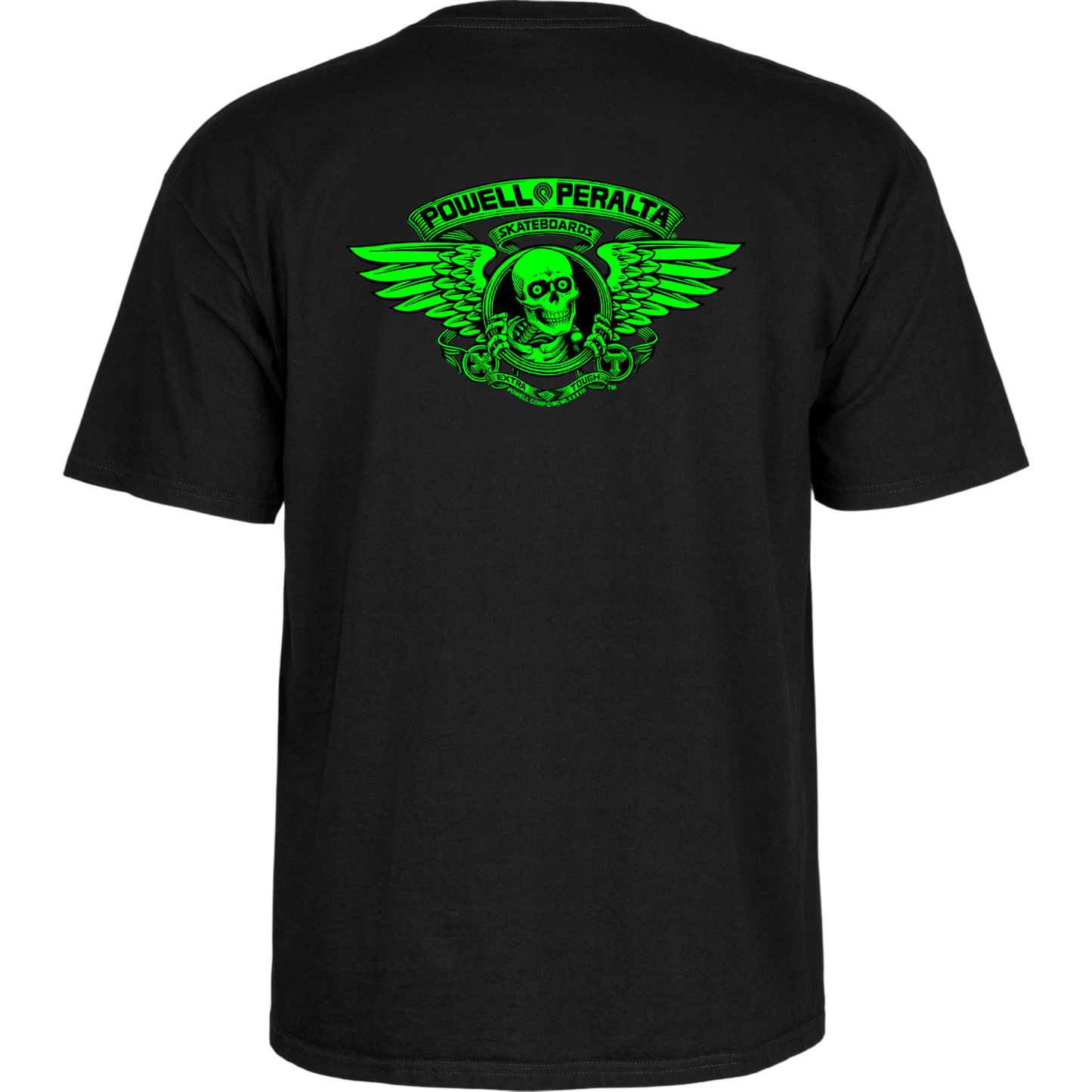 T-Shirt Powell Peralta Winged Ripper - Green Blacklight