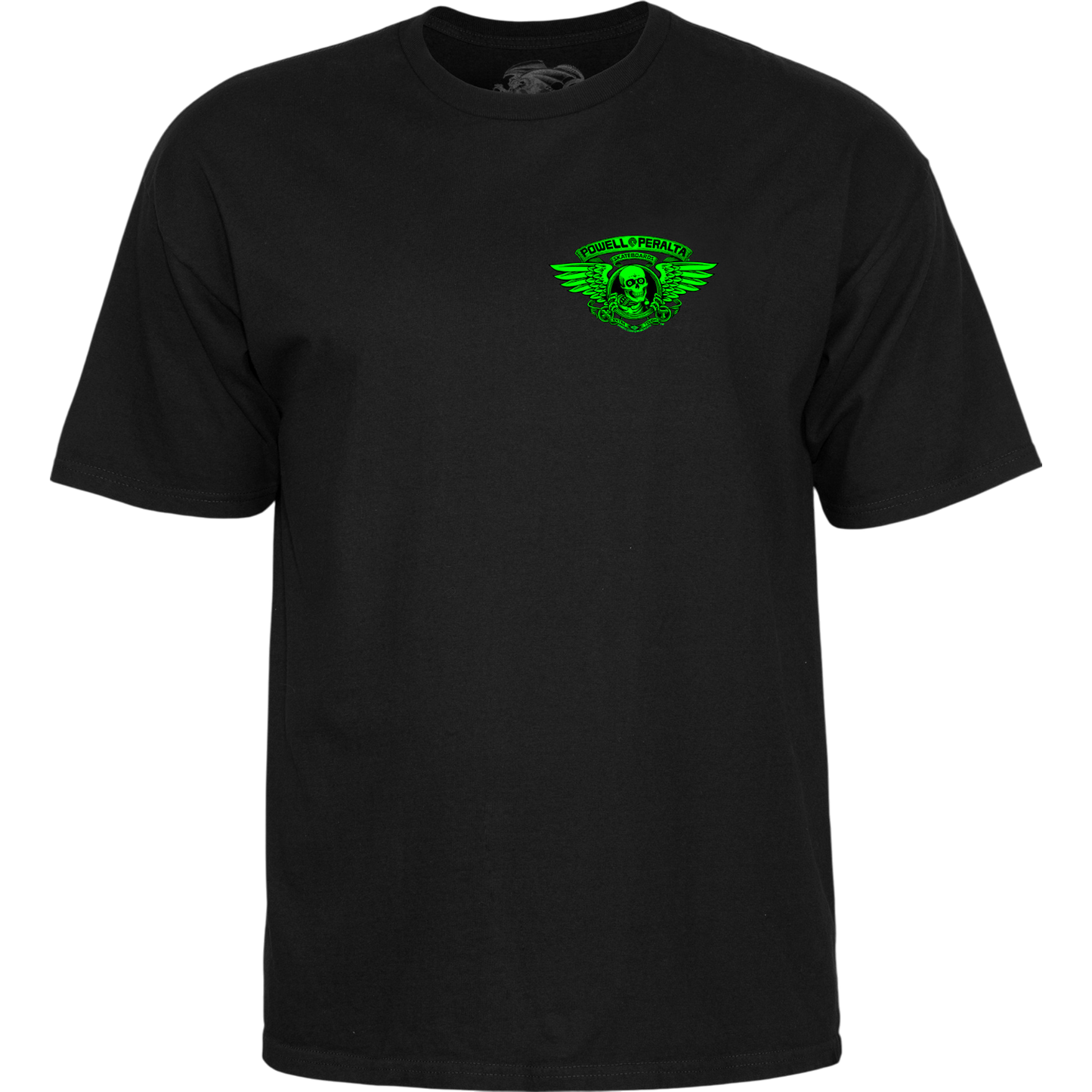 T-Shirt Powell Peralta Winged Ripper - Green Blacklight