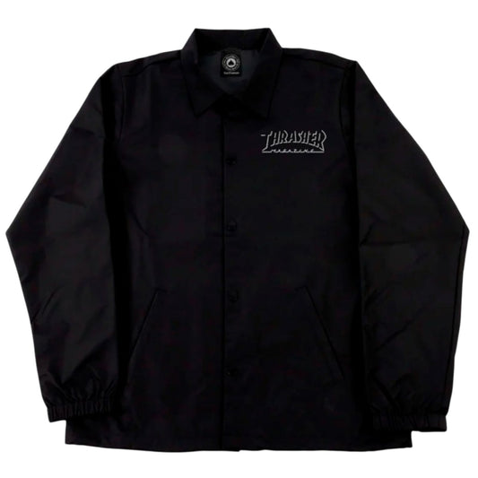 Thrasher Shadow Mag Logo Jacket - Black
