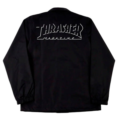 Thrasher Shadow Mag Logo Jacket - Black