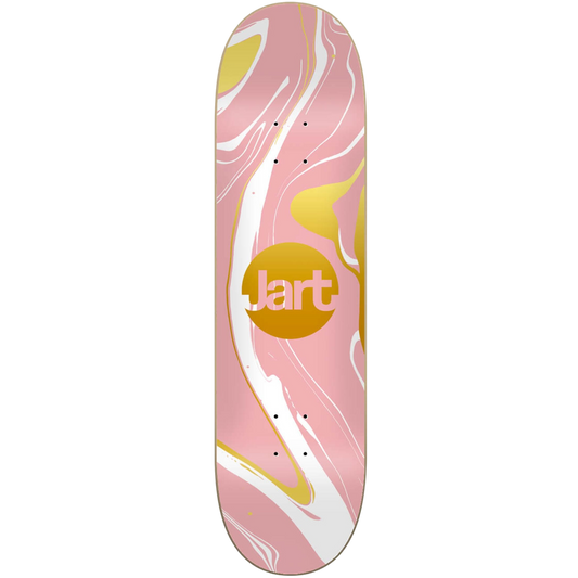 Jart Revolve Pink Gold Skateboard Deck 7.75"