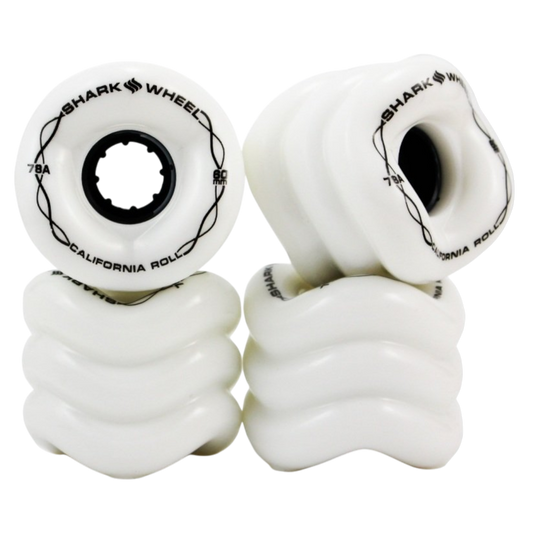 Shark Wheel California Roll White 60mm Wheels