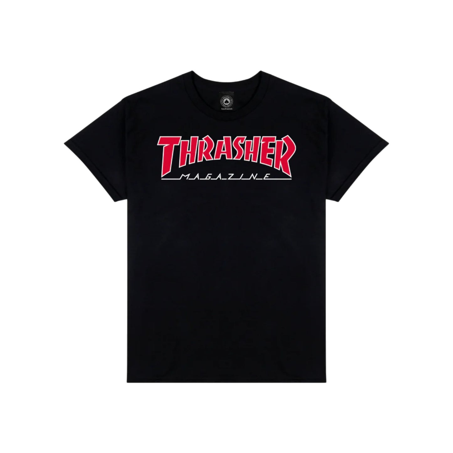 Thrasher Outlined T-shirt - Black