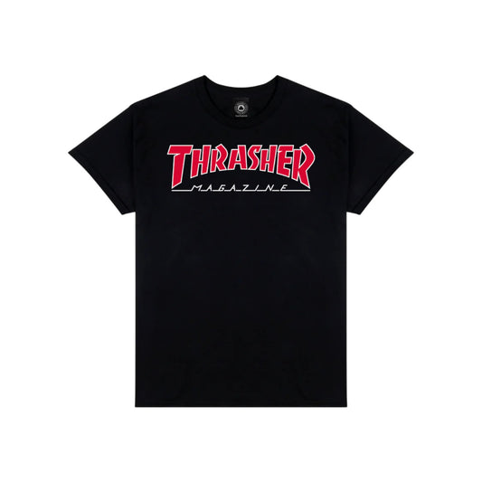 Thrasher Outlined T-shirt - Black