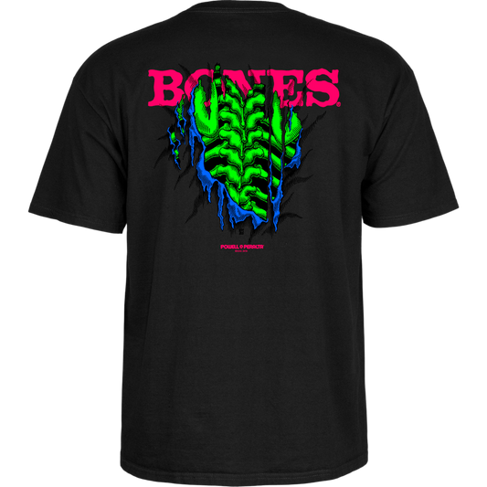 Powell Peralta Shred Blacklight T-Shirt - Black