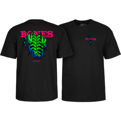 T-Shirt Powell Peralta Shred Blacklight - Black