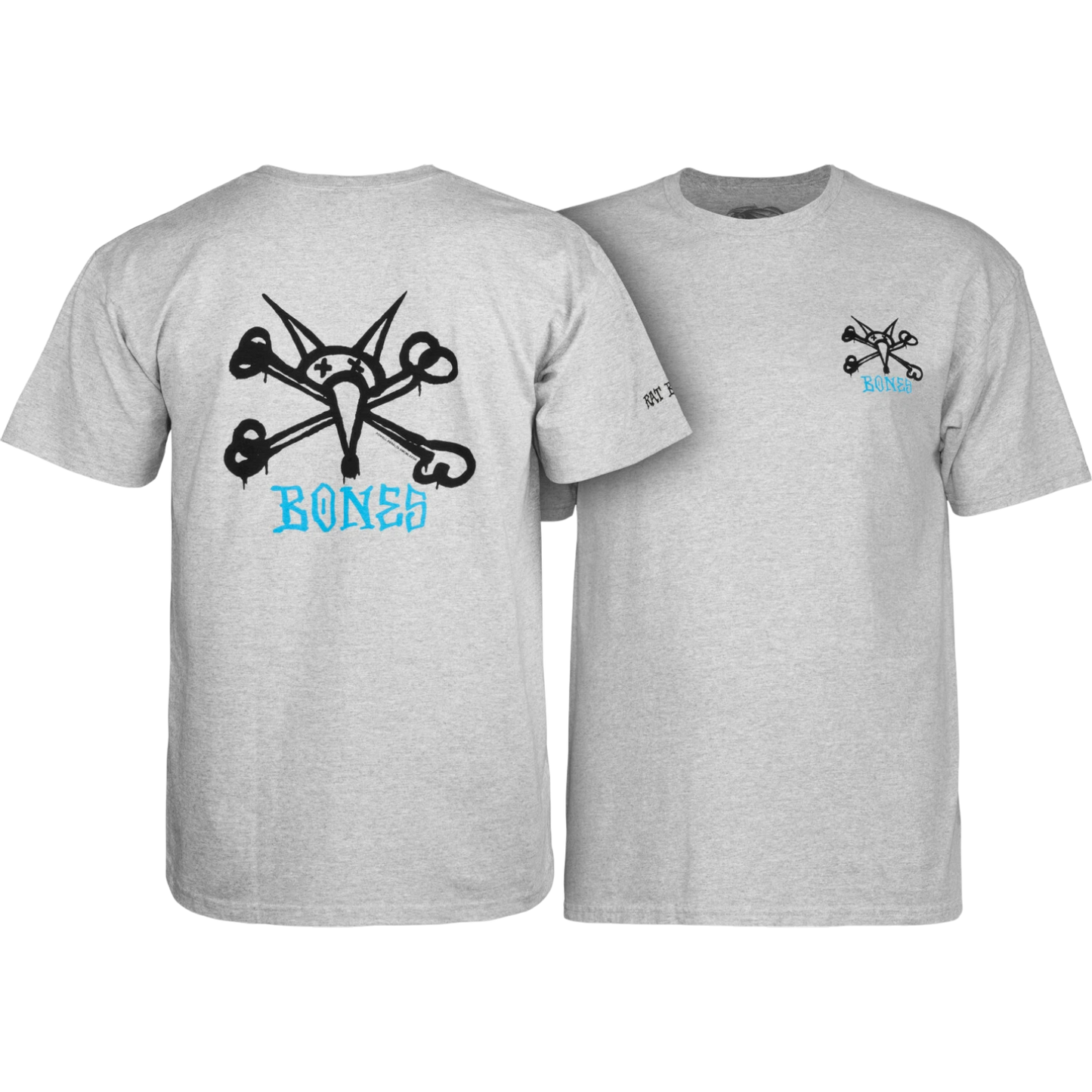 T-Shirt Powell Peralta Rat Bones - Athletic Heather