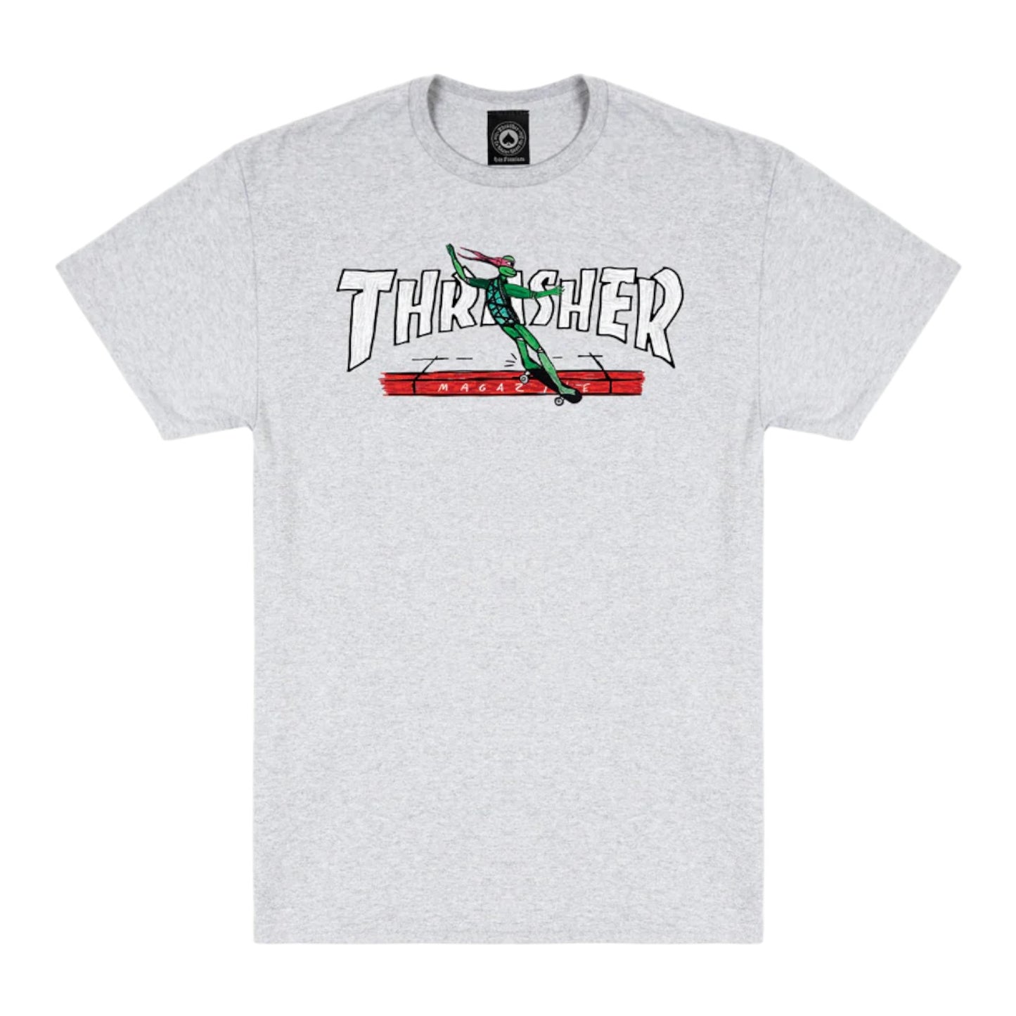 T-Shirt Thrasher Red Curb by LSD Worldpeace - Ash Grey