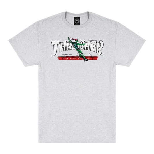 T-Shirt Thrasher Red Curb by LSD Worldpeace - Ash Grey