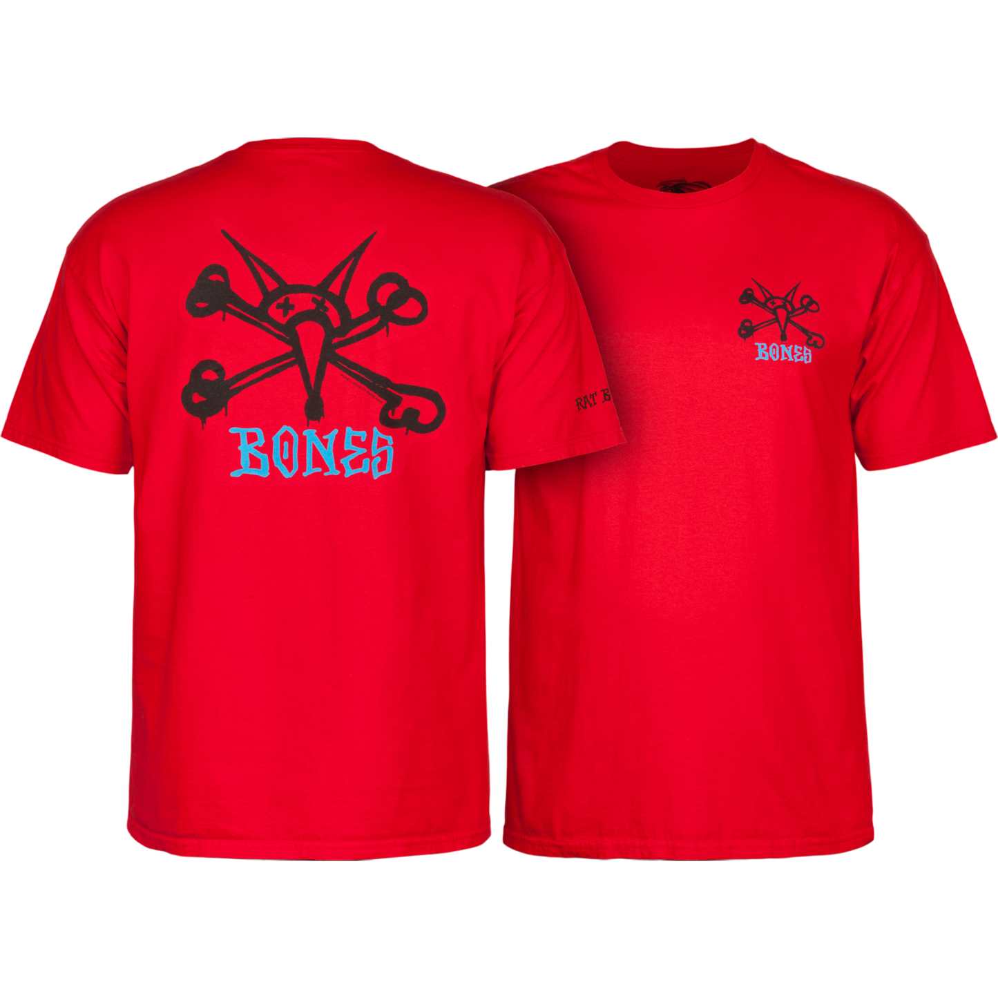 T-Shirt Powell Peralta Rat Bones - Red