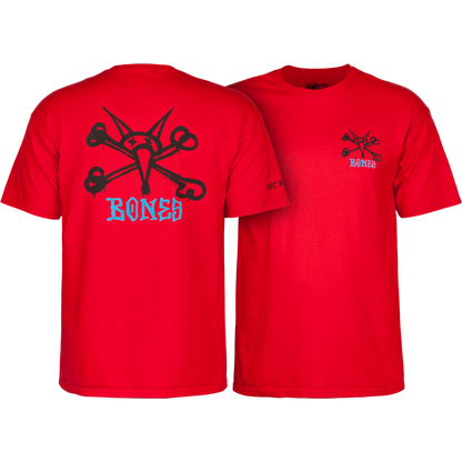 T-Shirt Powell Peralta Rat Bones - Red