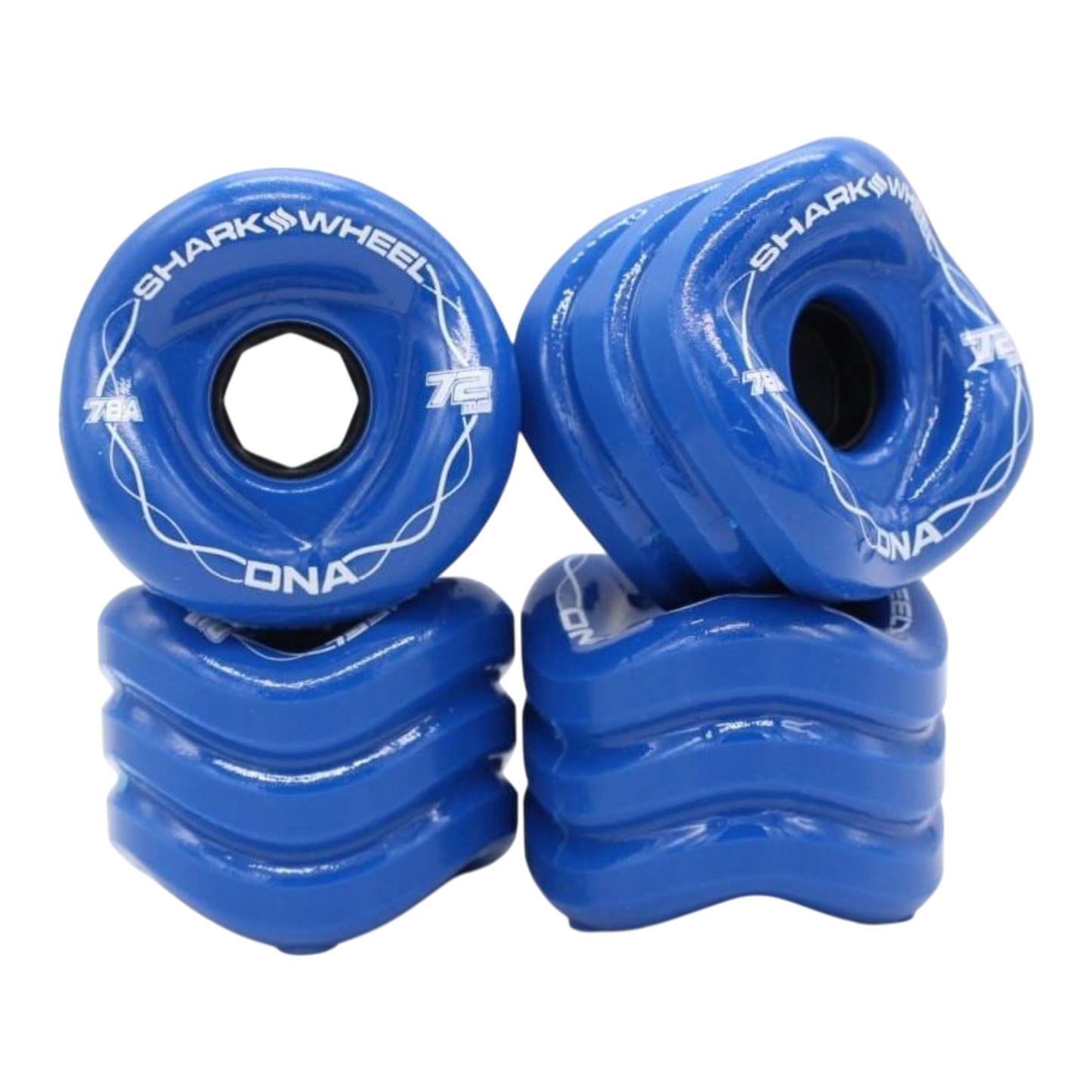 Shark Wheel DNA Blue Ibiza 72mm Wheels