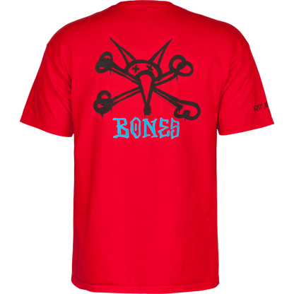T-Shirt Powell Peralta Rat Bones - Red