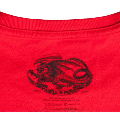 T-Shirt Powell Peralta Rat Bones - Red