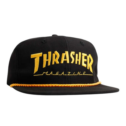 Thrasher Rope Cap - Black