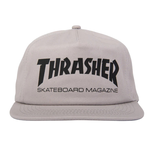 Boné Thrasher Skate Mag Snapback - Grey Black