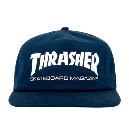 Thrasher Skate Mag Cap - Navy White