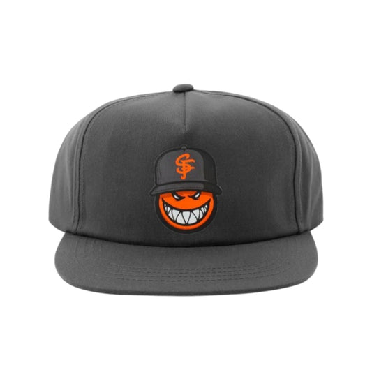 Boné Thrasher x Spitfire SF Loc Snapback - Charcoal