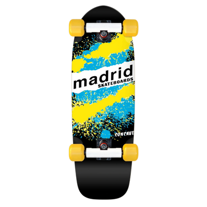 Madrid Marty Explosion Black Old School Skateboard Complete 29 "
