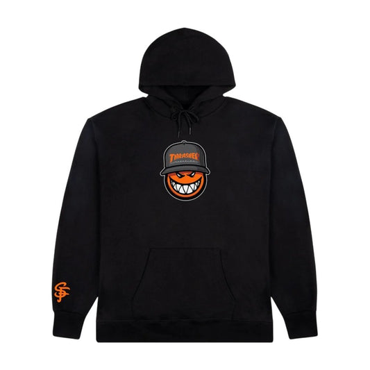 Sweat Hood Thrasher x Spitfire SF Lock - Black