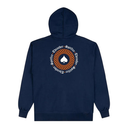 Sweat Hood Thrasher x Spitfire End Oath - Navy