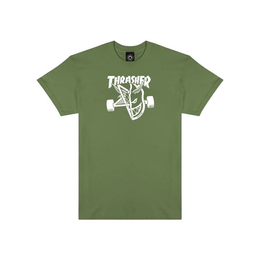 T-Shirt Thrasher x Spitfire Thrash & Burn - Military