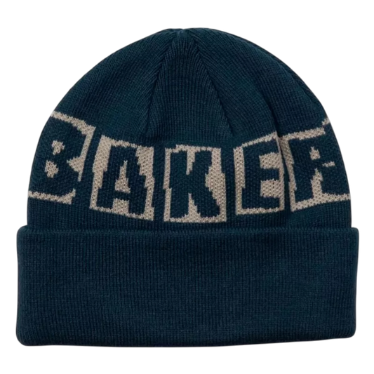 Baker Brand Logo Beanie - Navy