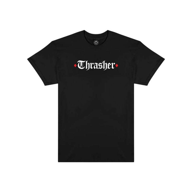 T-Shirt Thrasher x Spitfire End Oath - Black