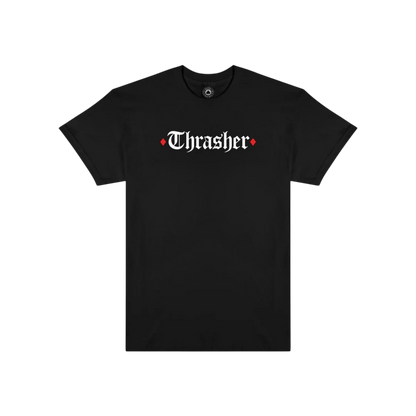 T-Shirt Thrasher x Spitfire End Oath - Black