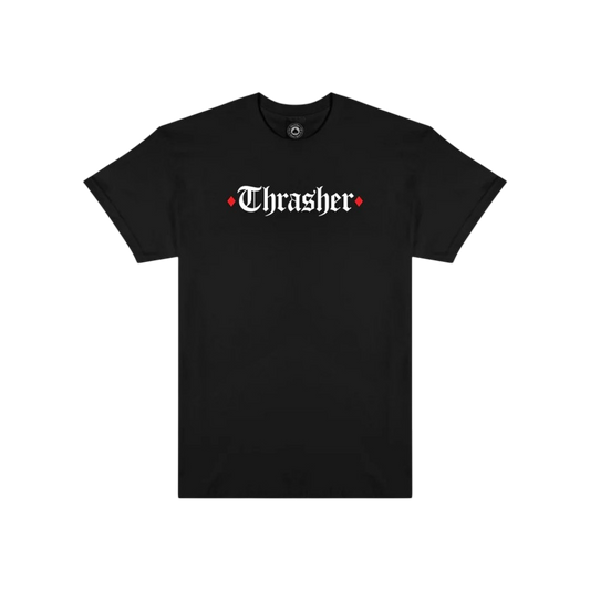 T-Shirt Thrasher x Spitfire End Oath - Black