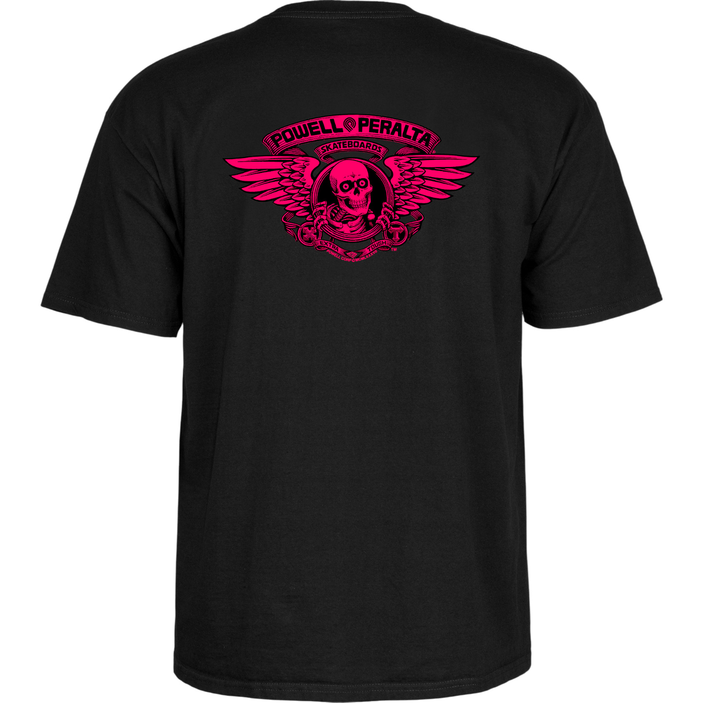 T-Shirt Powell Peralta Winged Ripper - Pink Blacklight