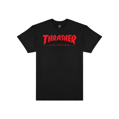 T-Shirt Thrasher x Spitfire Big Head Jake - Black
