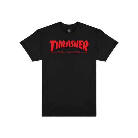 T-Shirt Thrasher x Spitfire Big Head Jake - Black