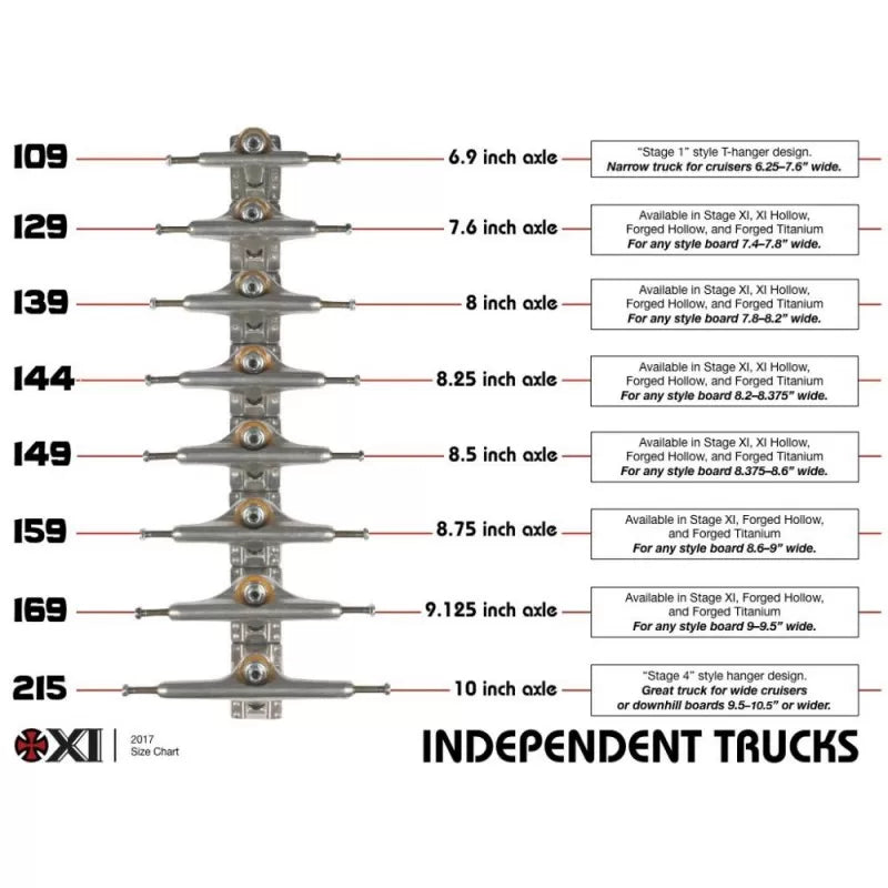 Trucks Independent Hollow Standard Silver 139mm