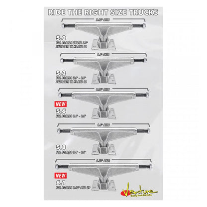 Trucks Venture Bobby Worrest Plaza Raw Hi - 5.8"