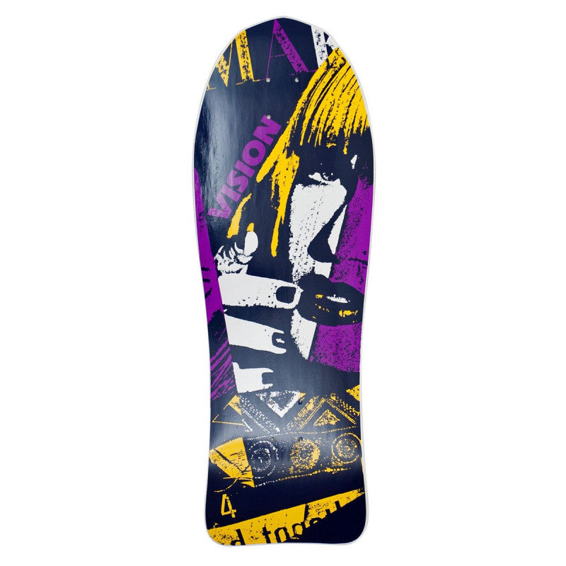 Vision Aggressor Old School White Skateboard Deck 10.5