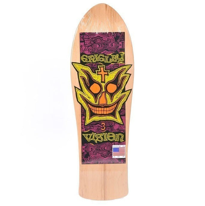 Vision Grigley III Old School Skateboard Deck 9.75"