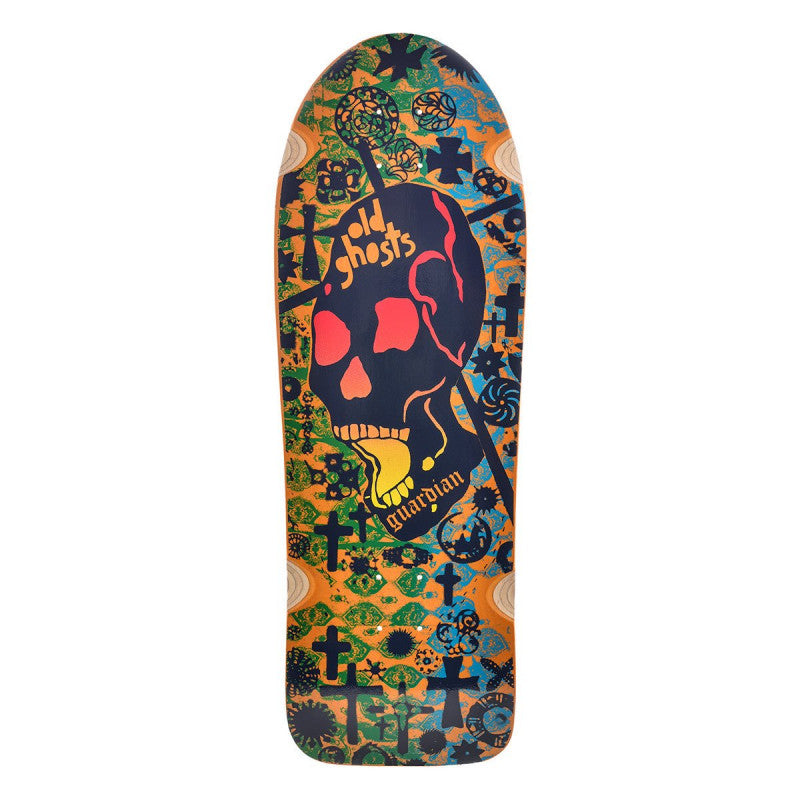 Vision Old Ghost Old School Orange Stain Skateboard Deck 10"