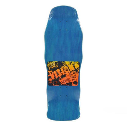 Vision Psycho Stick Modern Concave Blue Old School Skateboard Deck 10"